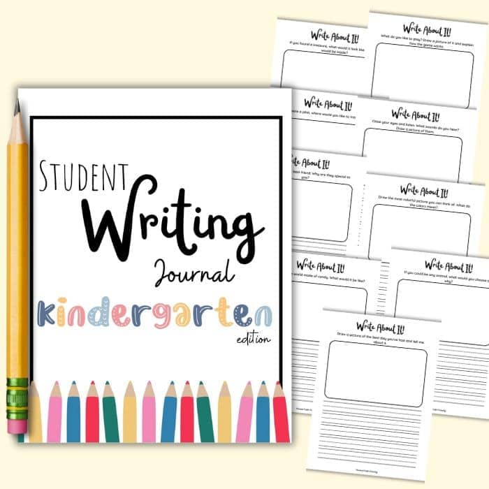 journal writing kindergarten printable