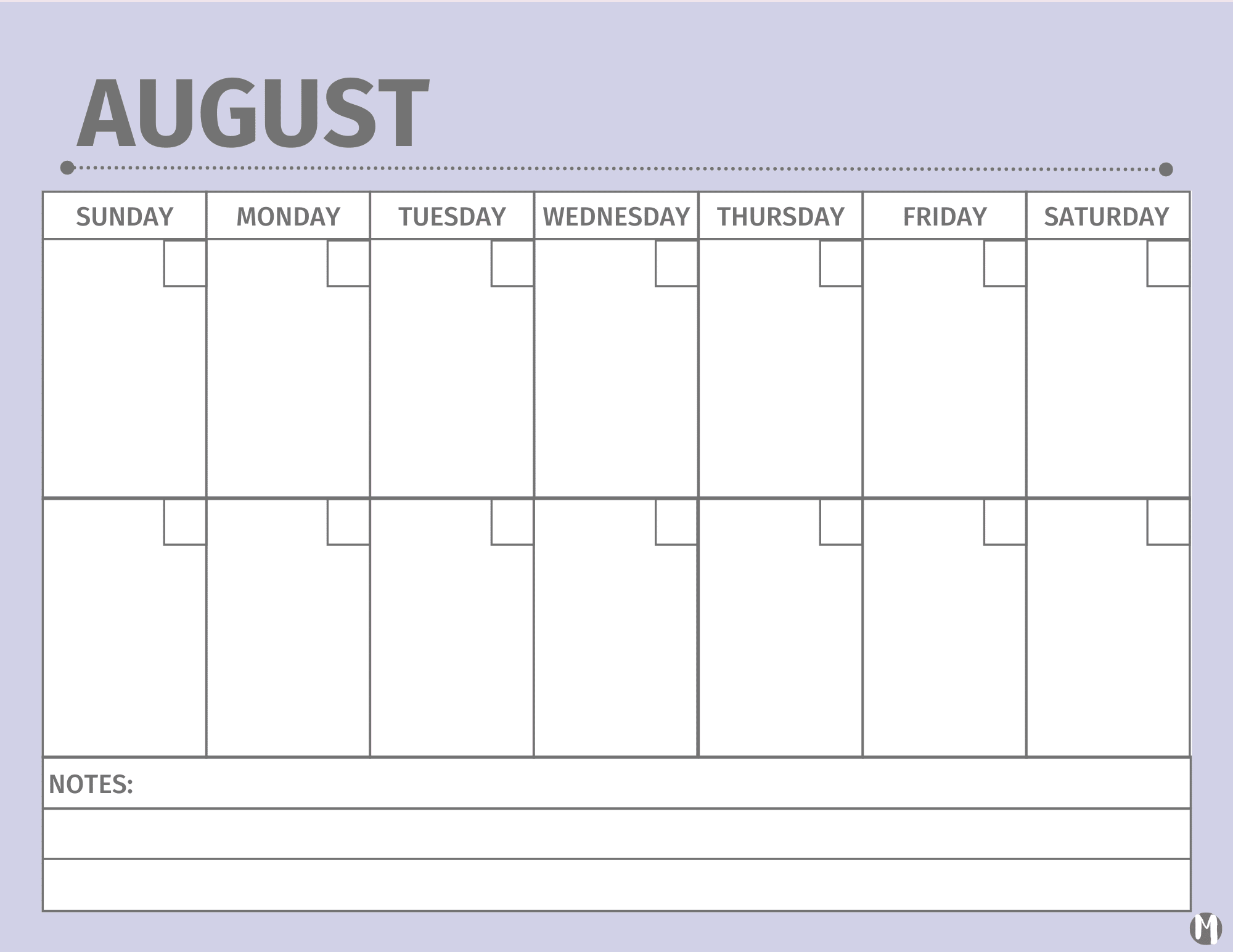 Two Week Calendar Template Free Download