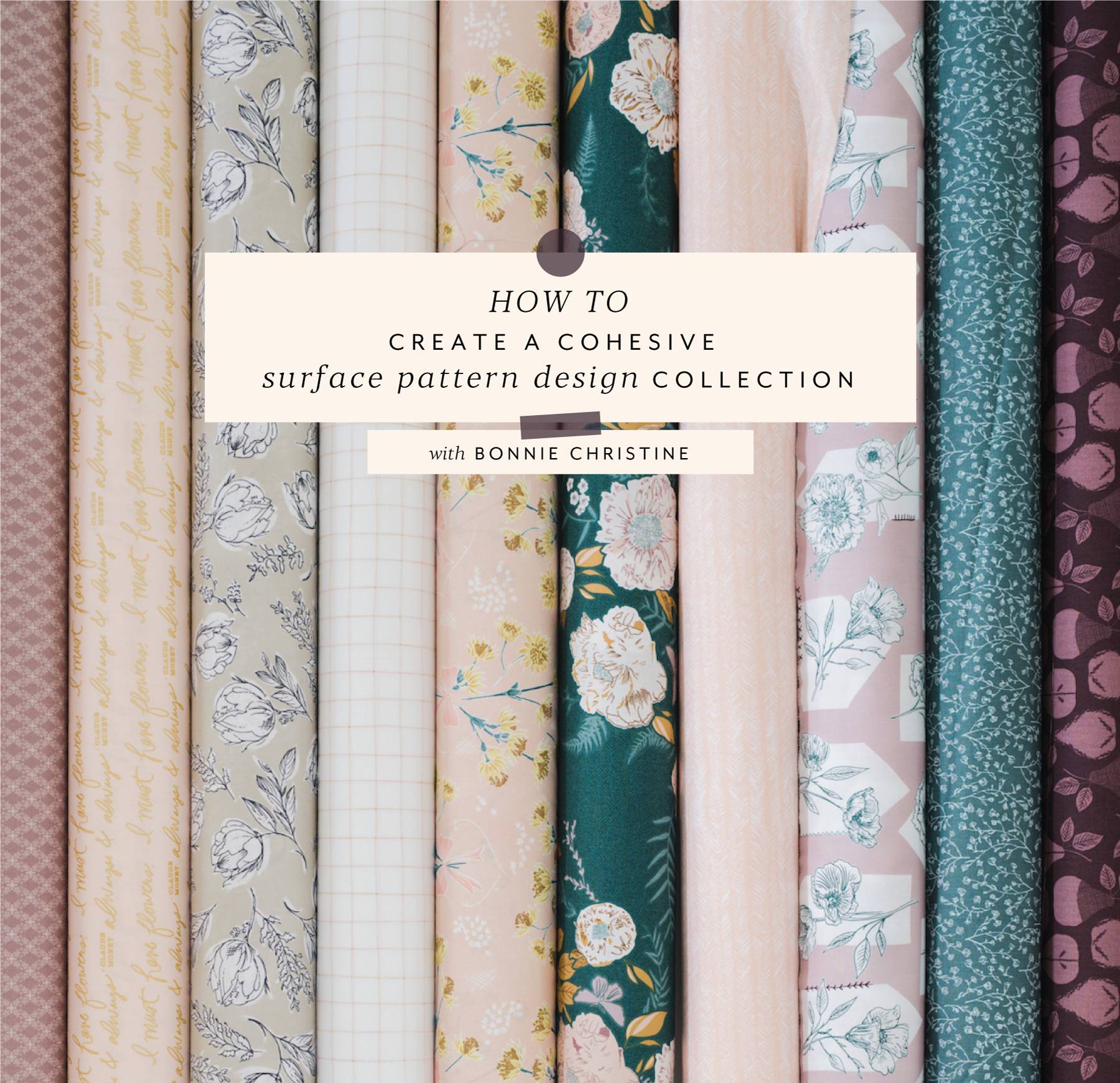 Create cohesive surface pattern design collections