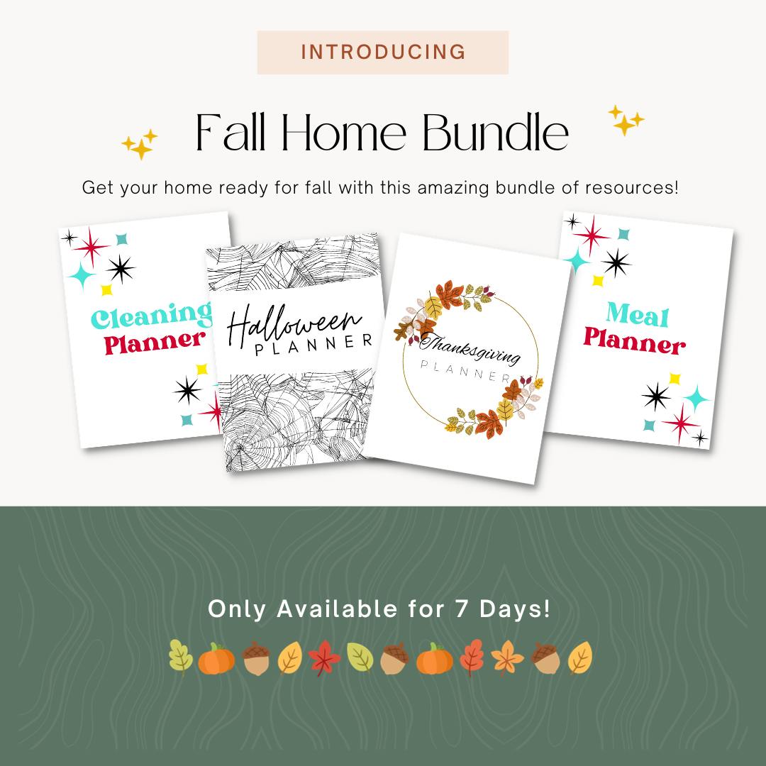 mockup of fall home bundle