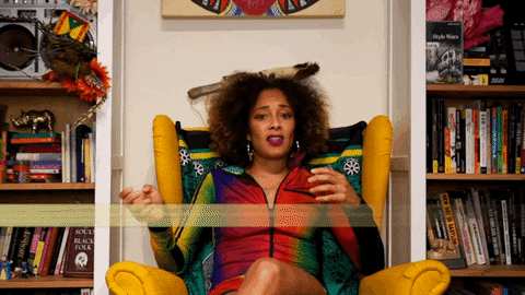 woman saying anything can happen