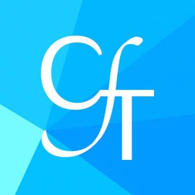 The "CfT" logo on a blue background