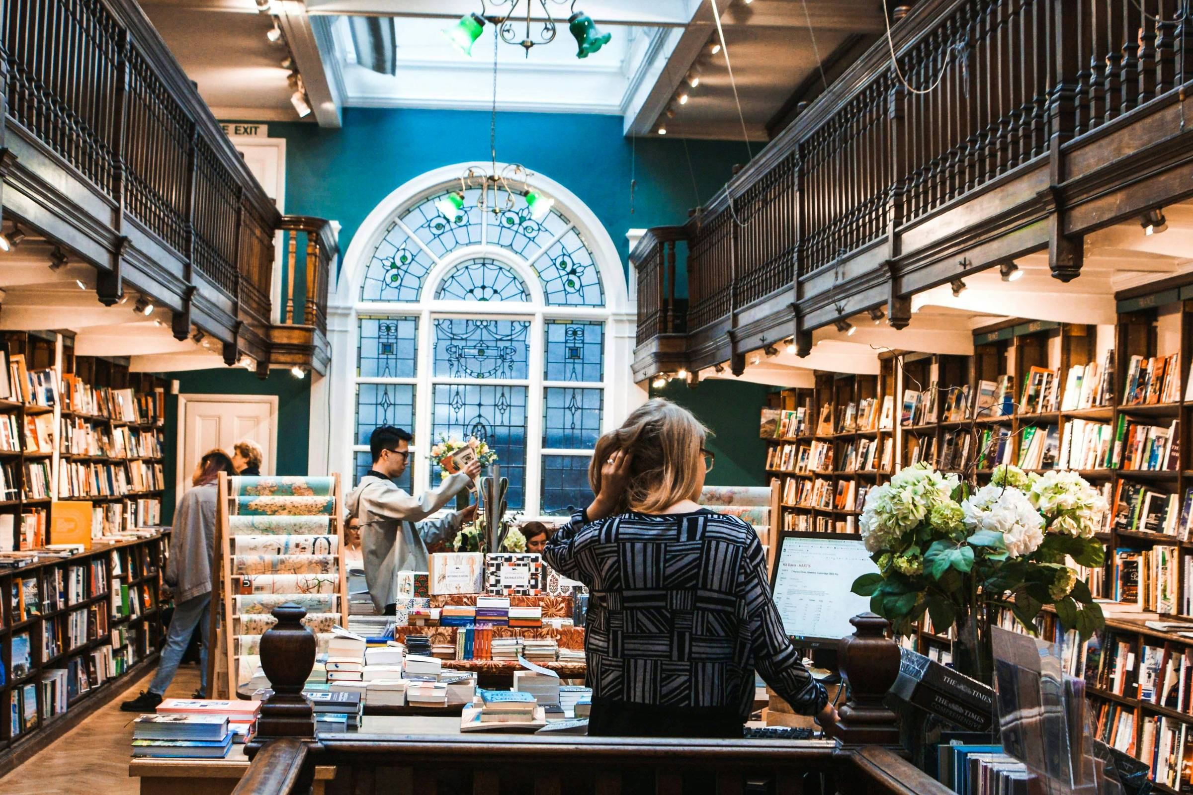Blue Bookstore