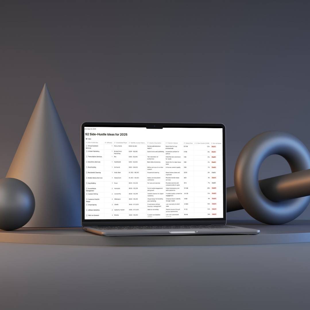 Ultimate Side-Hustle Library for 2025