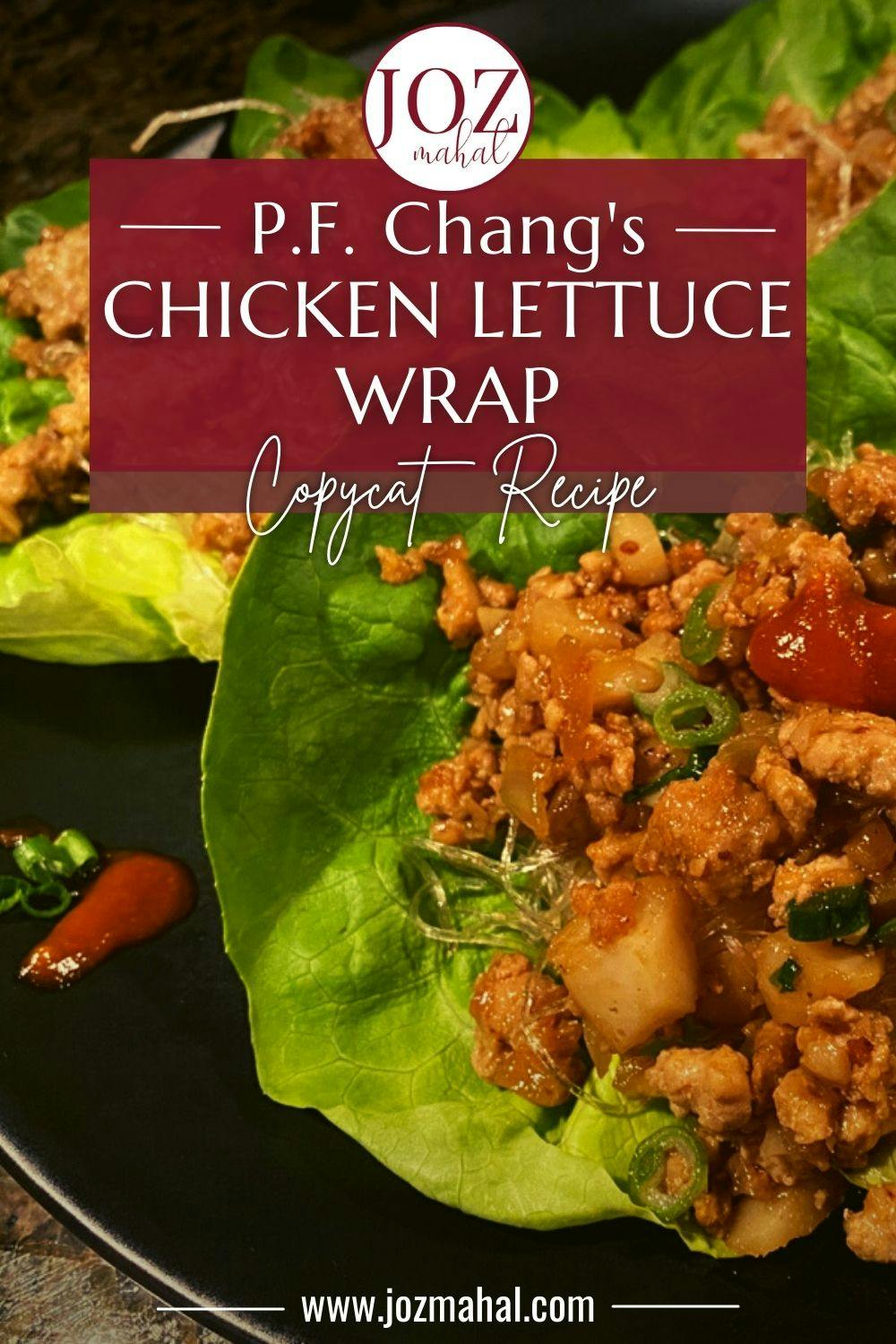 Chicken lettuce wraps copycat recipe.