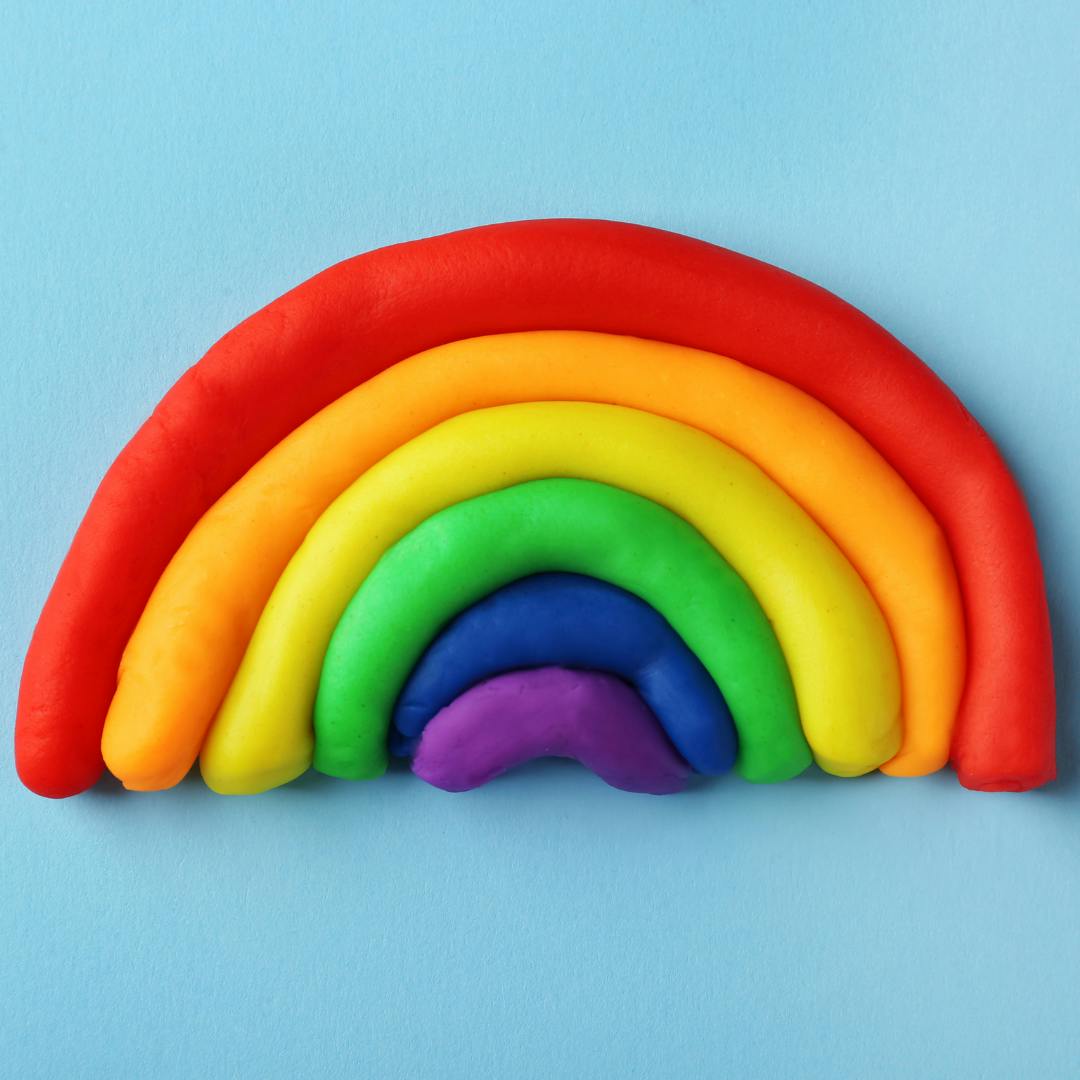 Rainbow Playdough