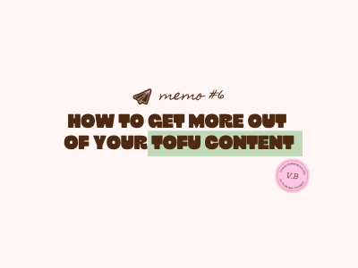 how to get more out of your tofu content