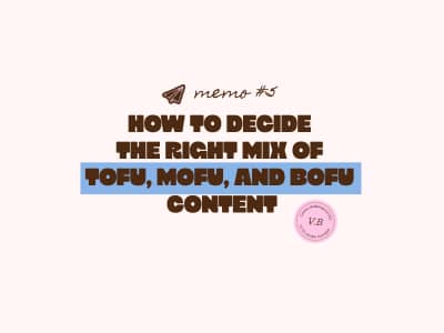 how to decide the right mix of funnel stage content