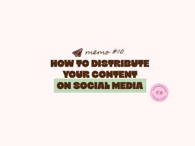how to distribute content on social media