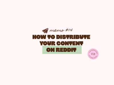 how to distribute content on reddit