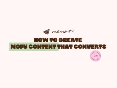 How to create mofu content that converts