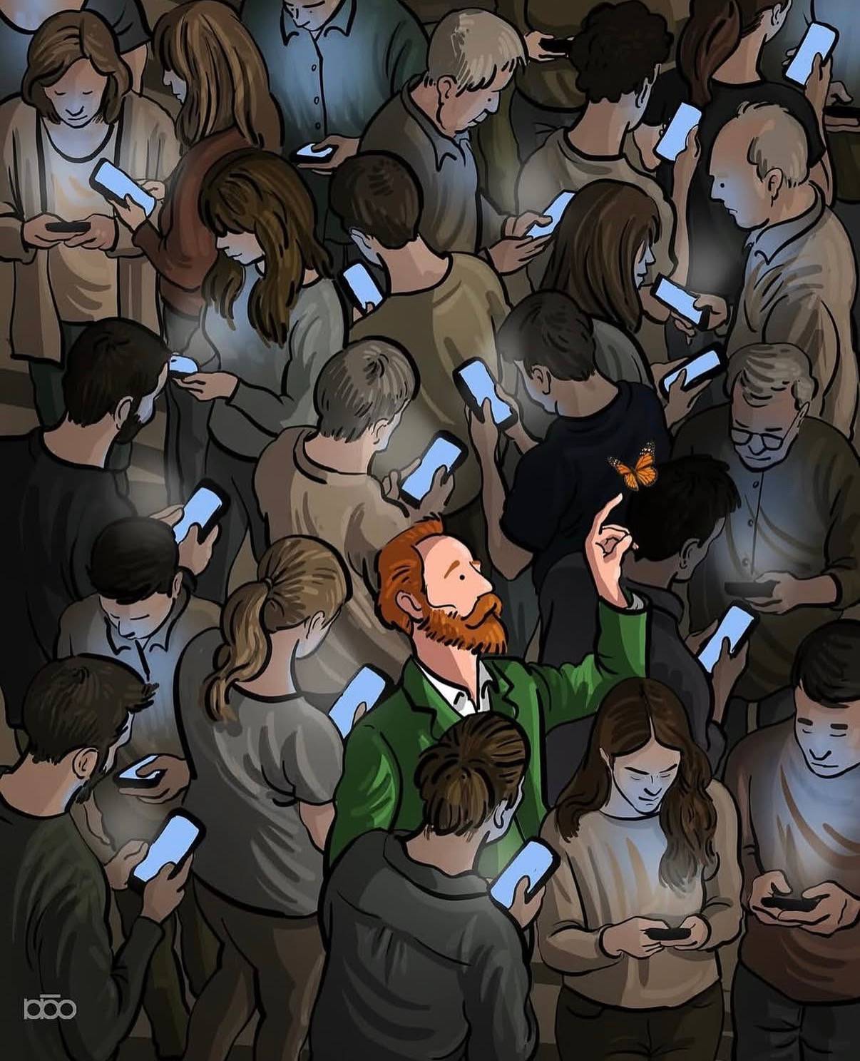 La magia de mirar hacia arriba de vez en cuando.