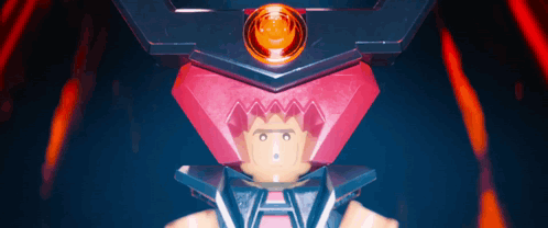 gif of a LEGO Lord Business shouting Ahhh the Kragle