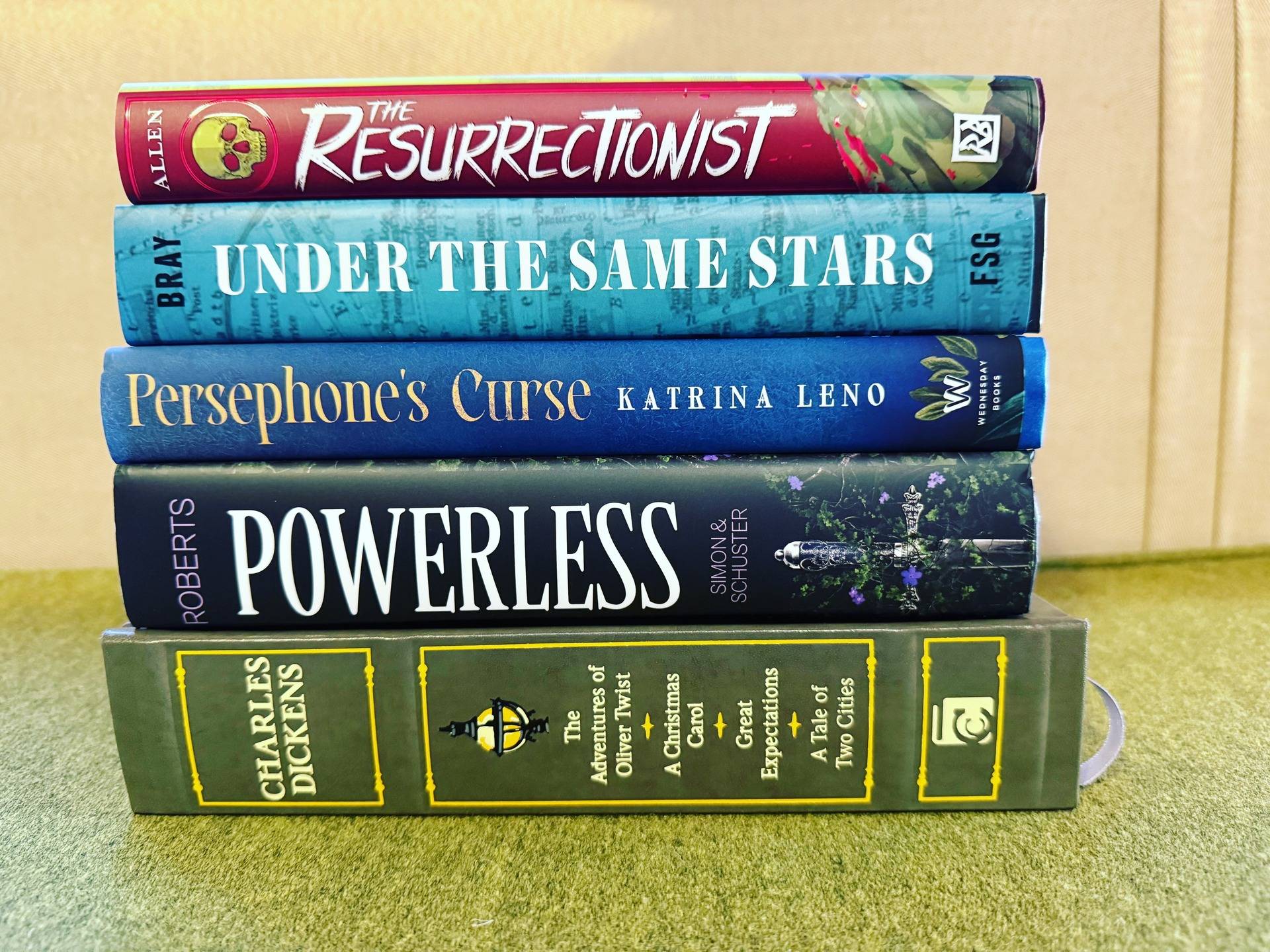 The Sunday Stack: Teen Birthday Bookstore Haul 🌟Every stack of books marks the start of a new reading journey. This week’s Sunday Stack features the titles my daughter chose for her 13th birthday—ready to be logged and remembered in her BookMap reading journal: The Resurrectionist by @gaelicfairie, Under the Same Stars by @libbabray, Persephone’s Curse by @katrinalenobooks, Powerless by @laurenrobertslibrary, plus a classic Charles Dickens collection from a very thoughtful great-aunt. Building a reading life, one story at a time. Shop thoughtfully through Bookshop.org to support independent bookstores, and start mapping your reads—links in bio. #BookMap
#ReadingJournal
#ReadingTracker
#BookishPlanning
#ReadersOfInstagram
#Bookstagram
#ReadingLife
#LiteraryJourney
#BookishTools
#TrackYourReading