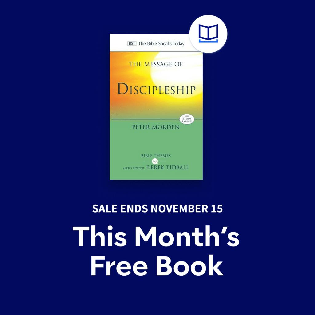 This month you get double the free books! Get The Message of Discipleship: Authentic Followers of Jesus in Today’s World—FREE until November 15. Then starting October 16, add Reclaiming the Dead Sea Scrolls: Their True Meaning for Judaism and Christianity to your Logos library for FREE until November 30.