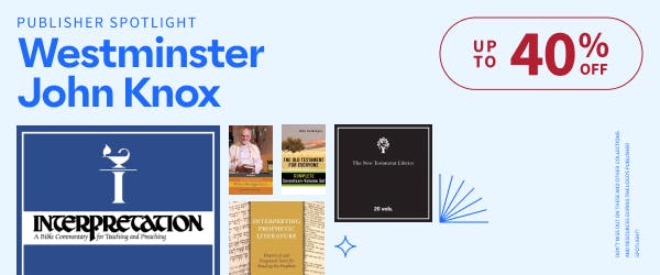 Take your biblical exegesis a little deeper with renowned Westminster John Knox commentary collections, from series like The Bible for Everyone, Interpretation, and more.