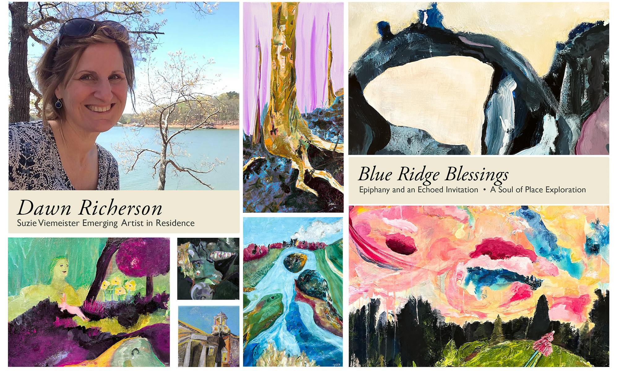 Blue Ridge Parkway paintings by Dawn Richersonn