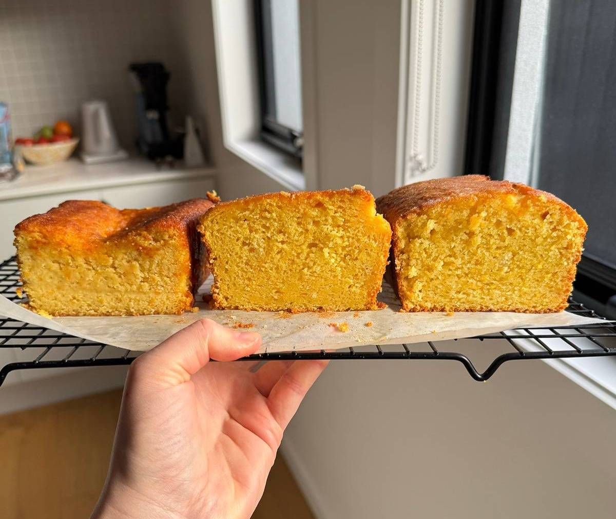 Recipe testing of my orange cake