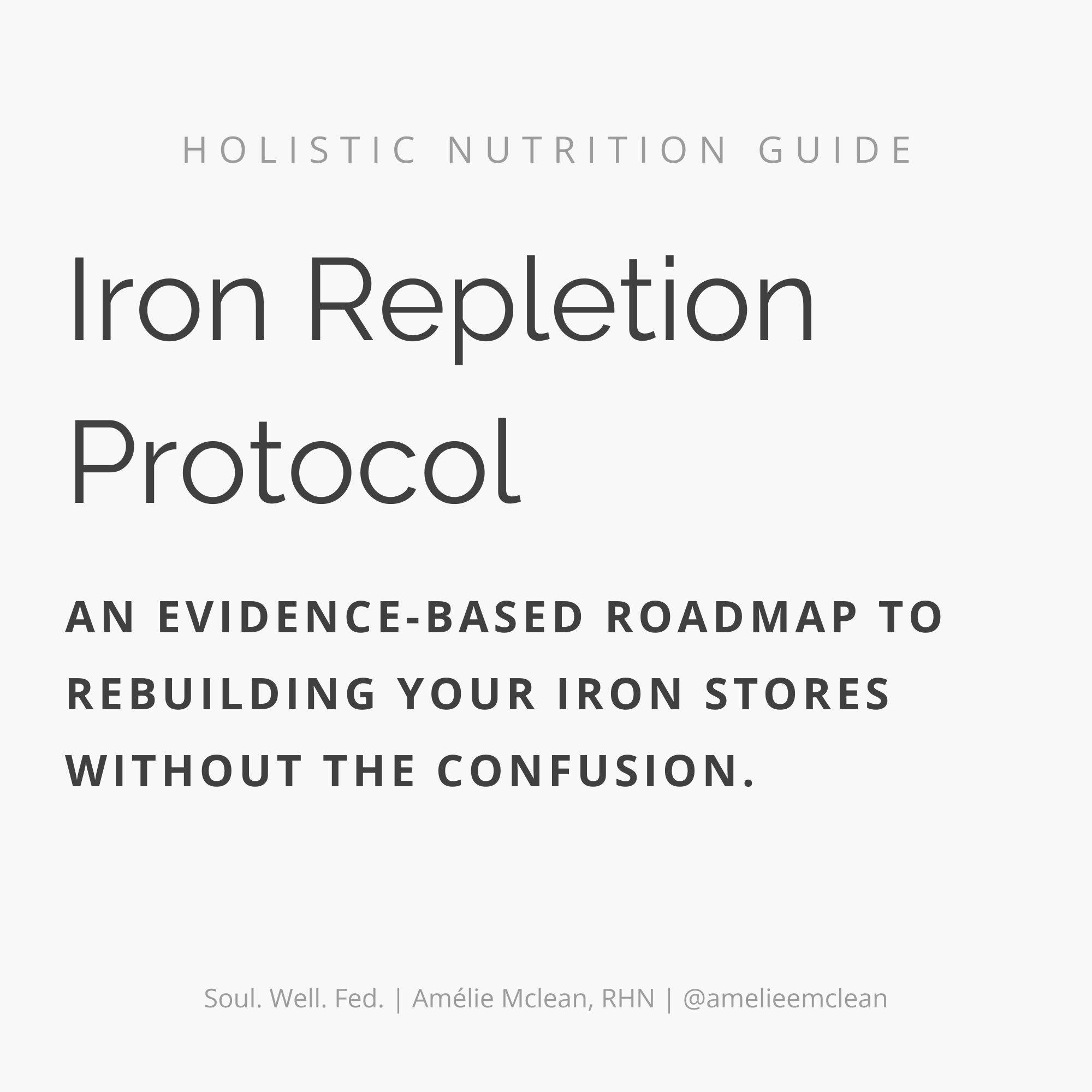 Iron Repletion Protocol