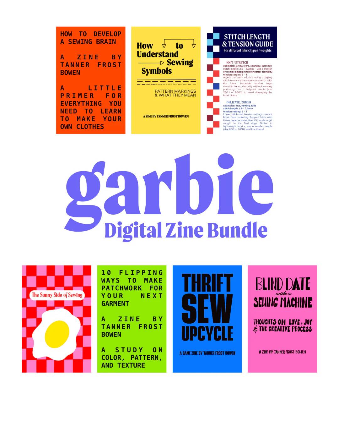 Garbie Digital Sewing Zines