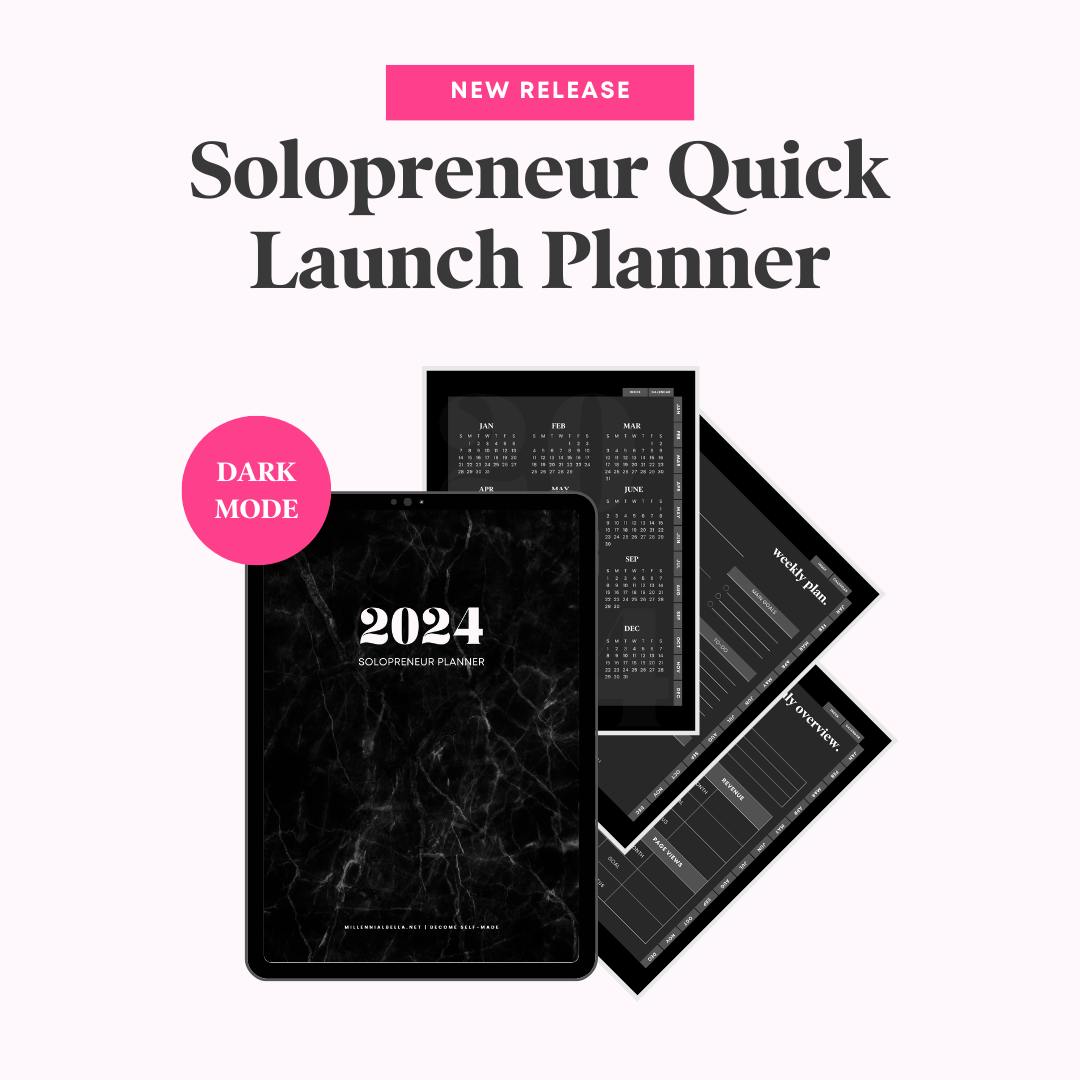 Solopreneur Quick Launch Planner