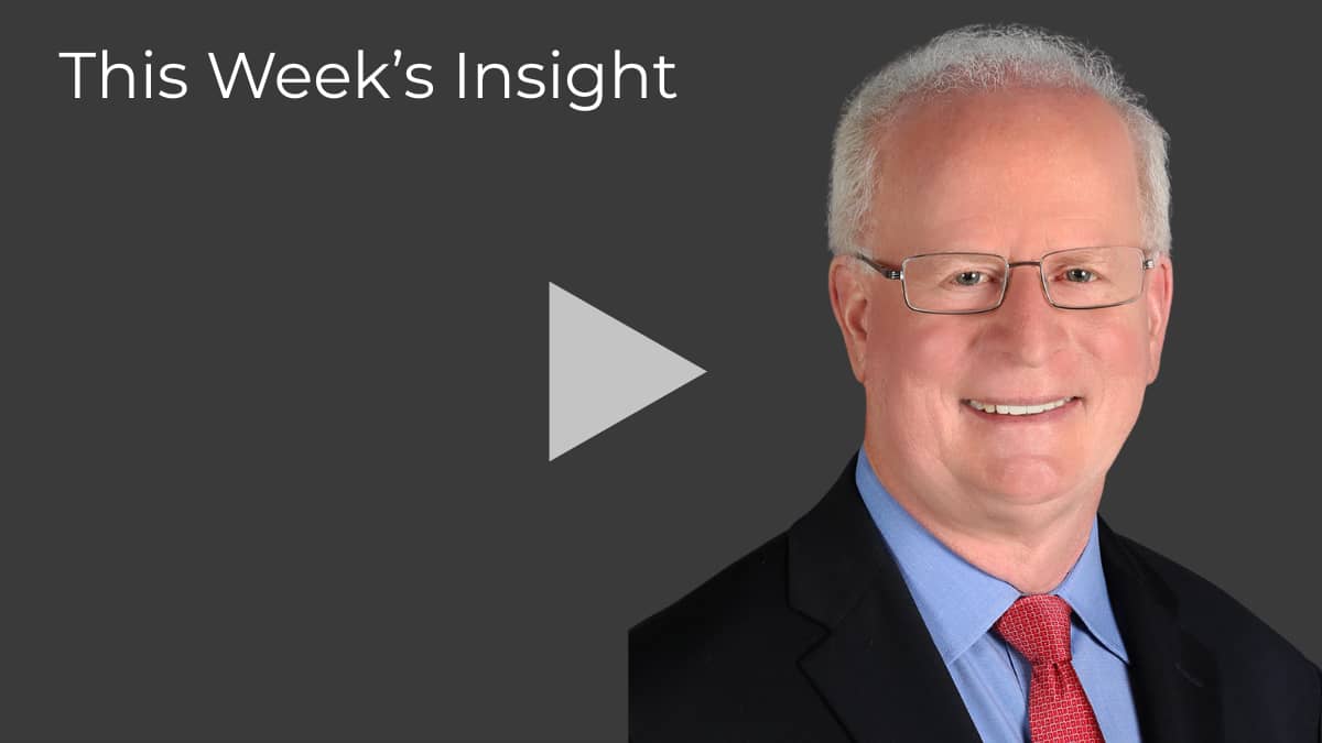Video thumbnail showing Paul Rosso with a play button, labeled ‘This Week’s Insight.’
