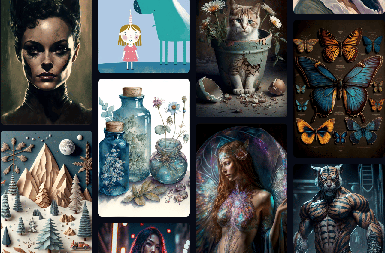Amazing AI illustrations