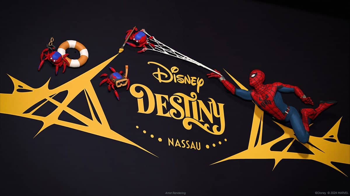 Disney Destiny Stern with Spider-Man and his Spider-Bots