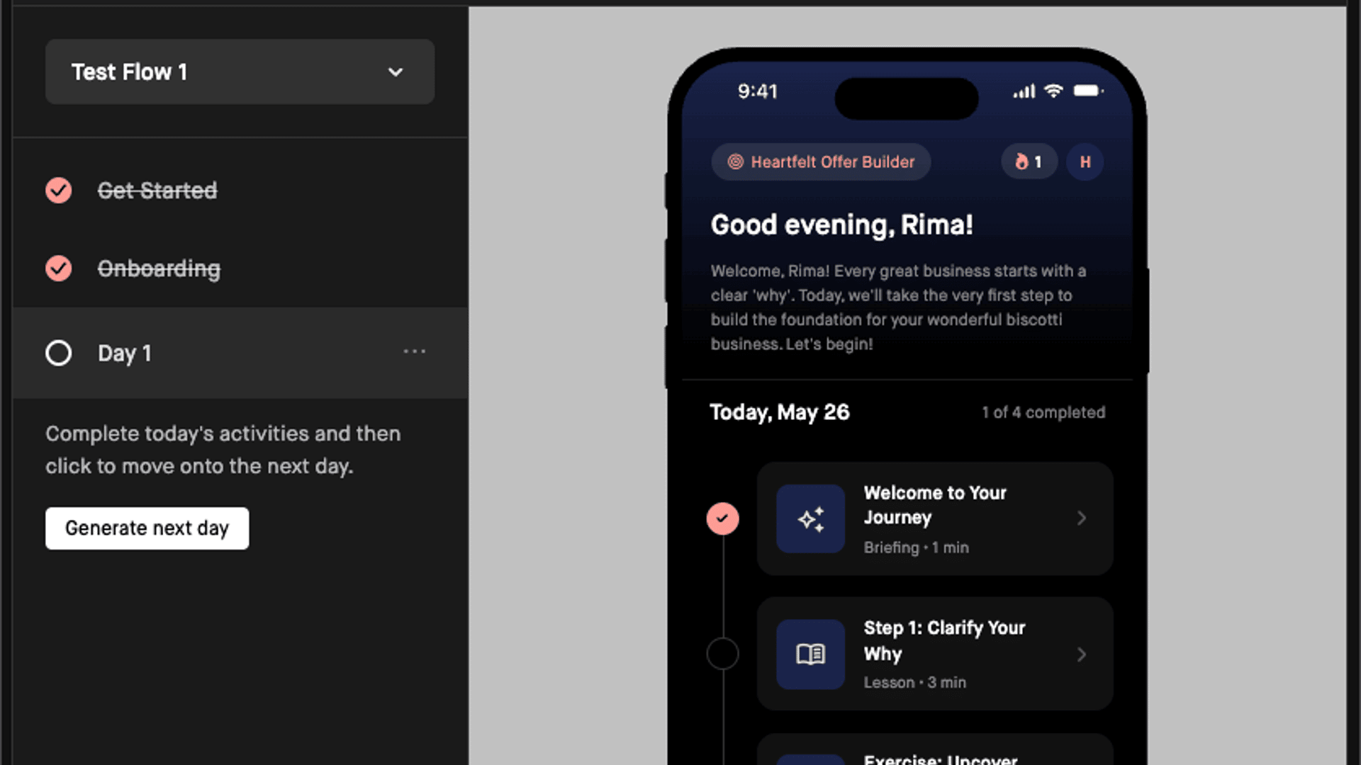 Behind the scenes of an app design