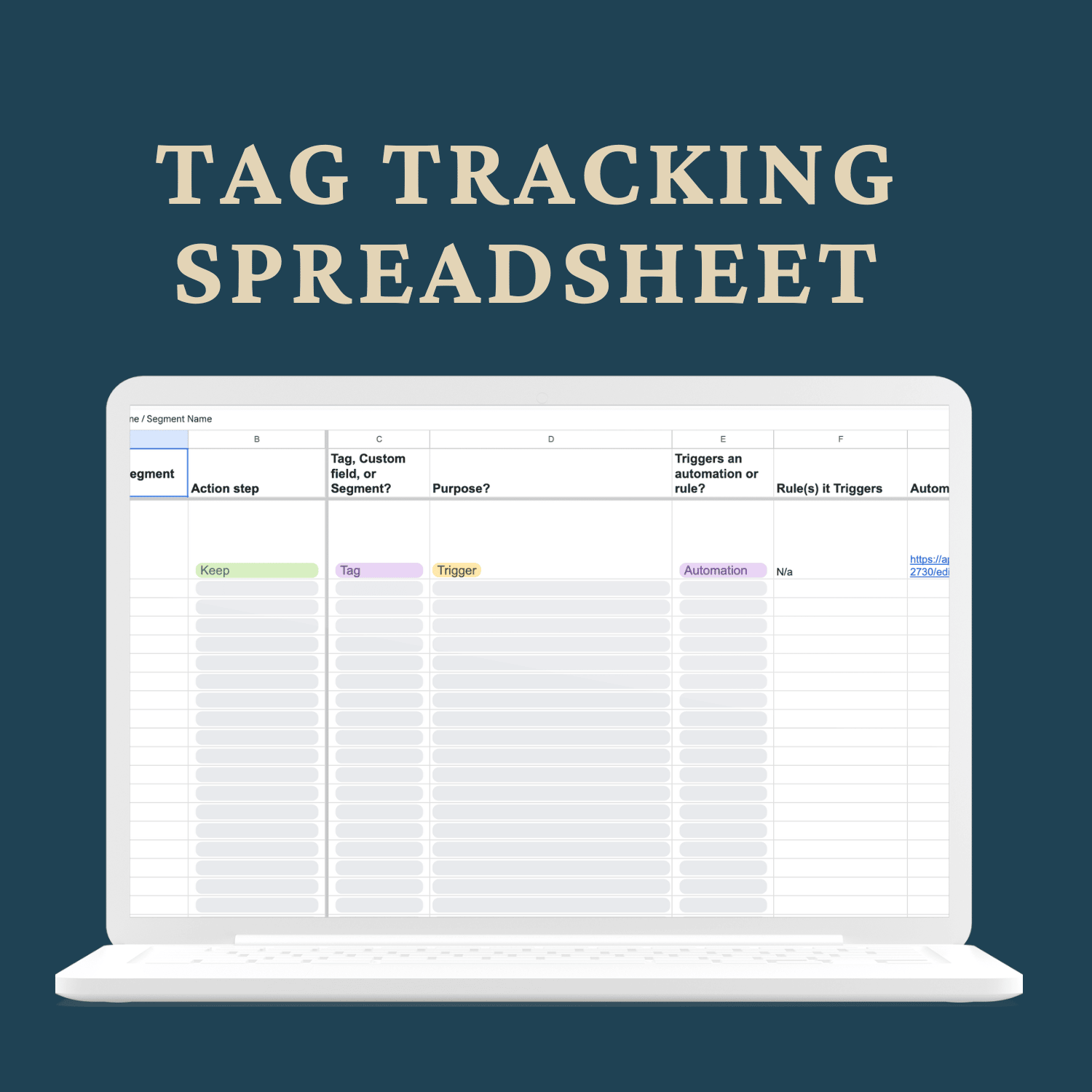 Tag Tracking Spreadsheet