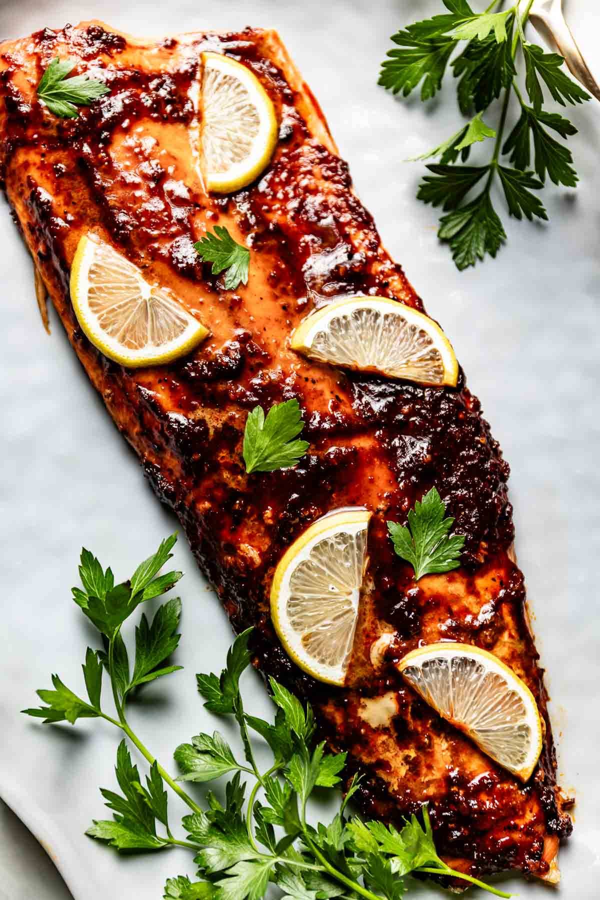 Harissa salmon