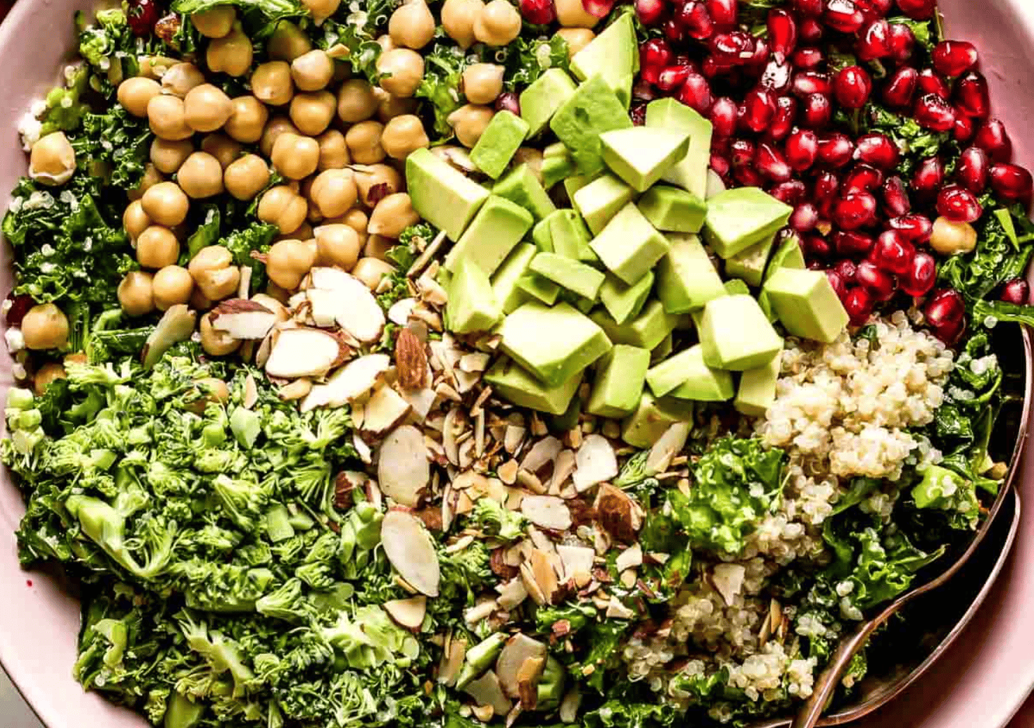 Kale quinoa salad.
