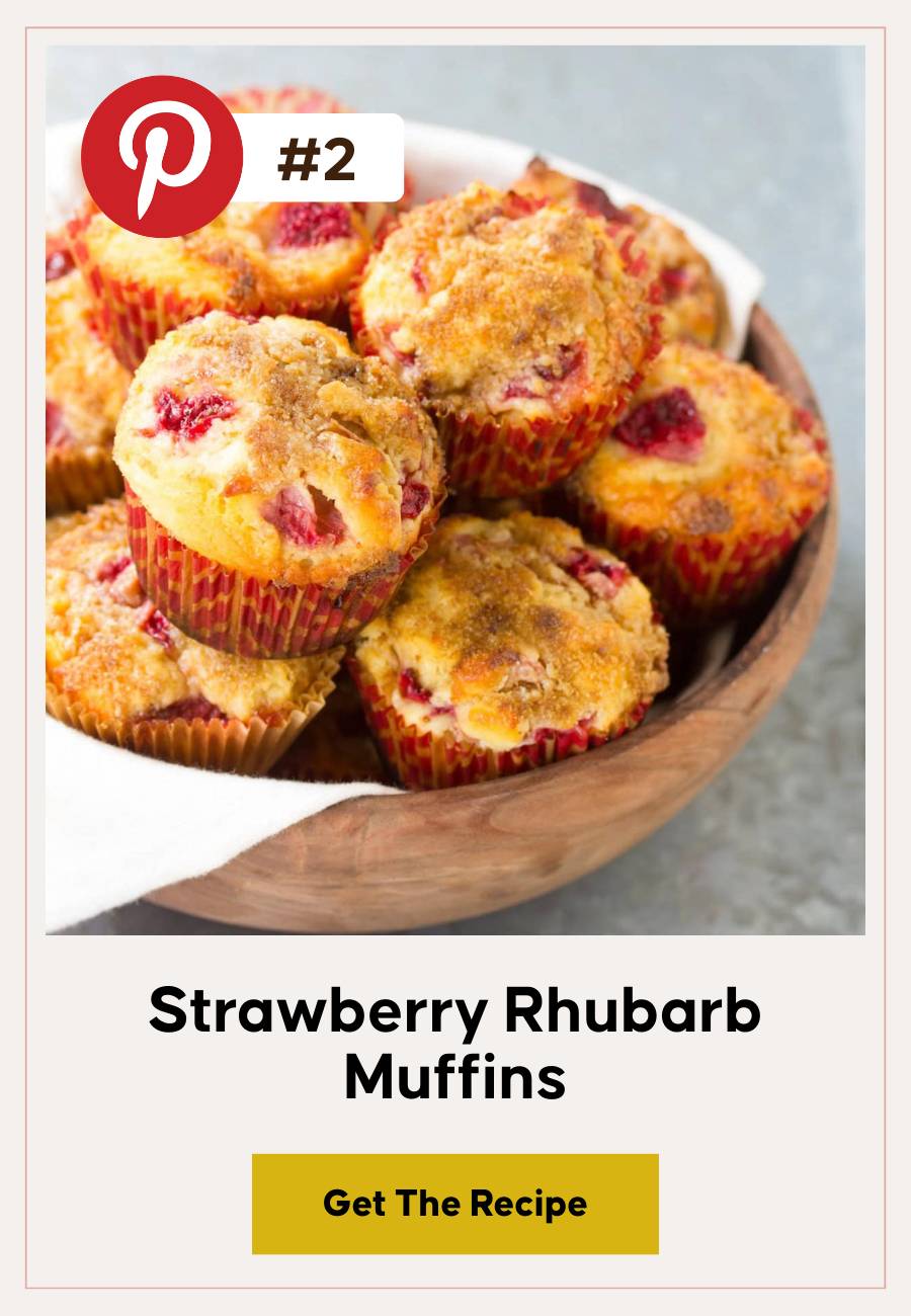 Strawberry Rhubarb Muffins