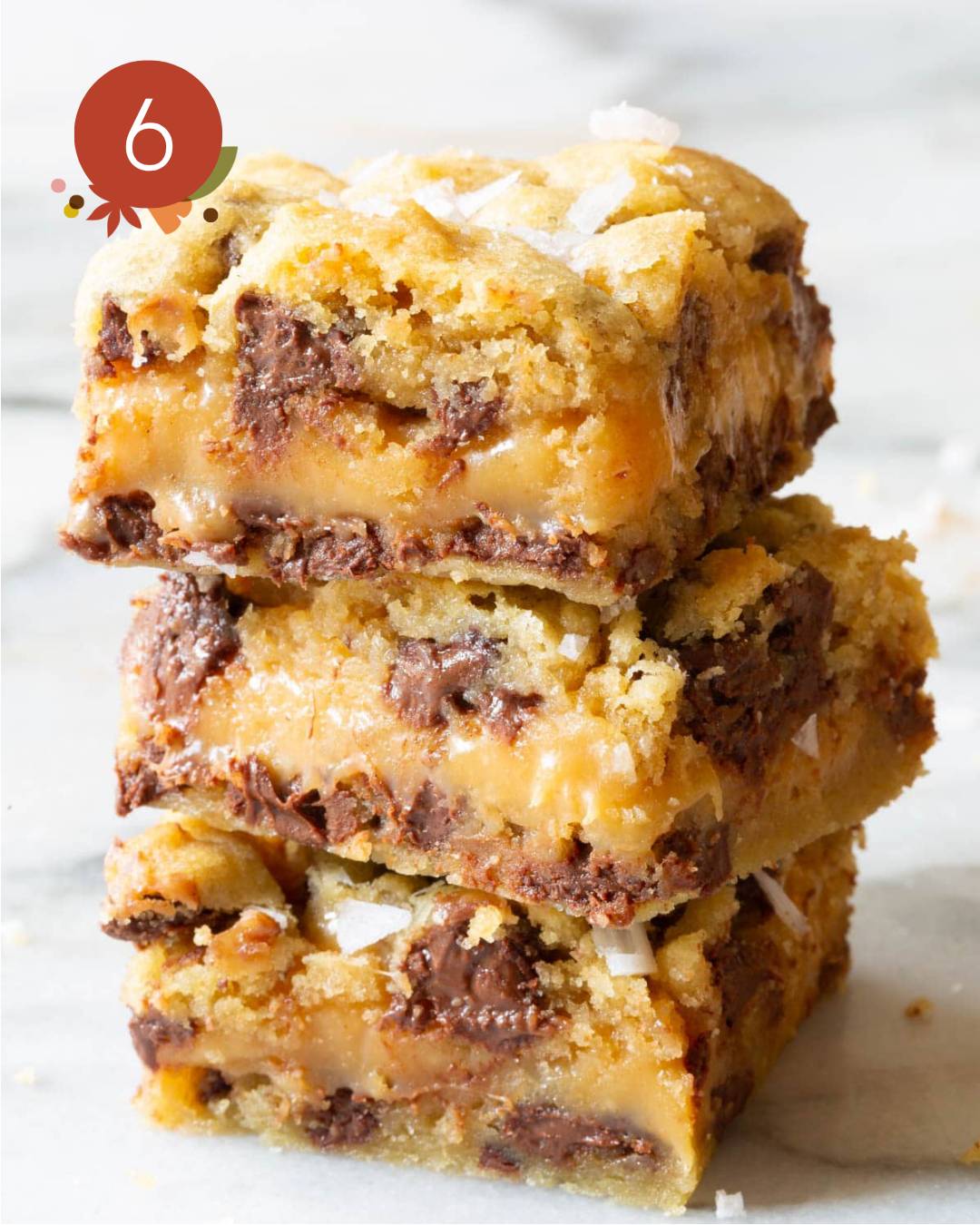 Salted Caramel Chocolate Chip Cookie Bars
