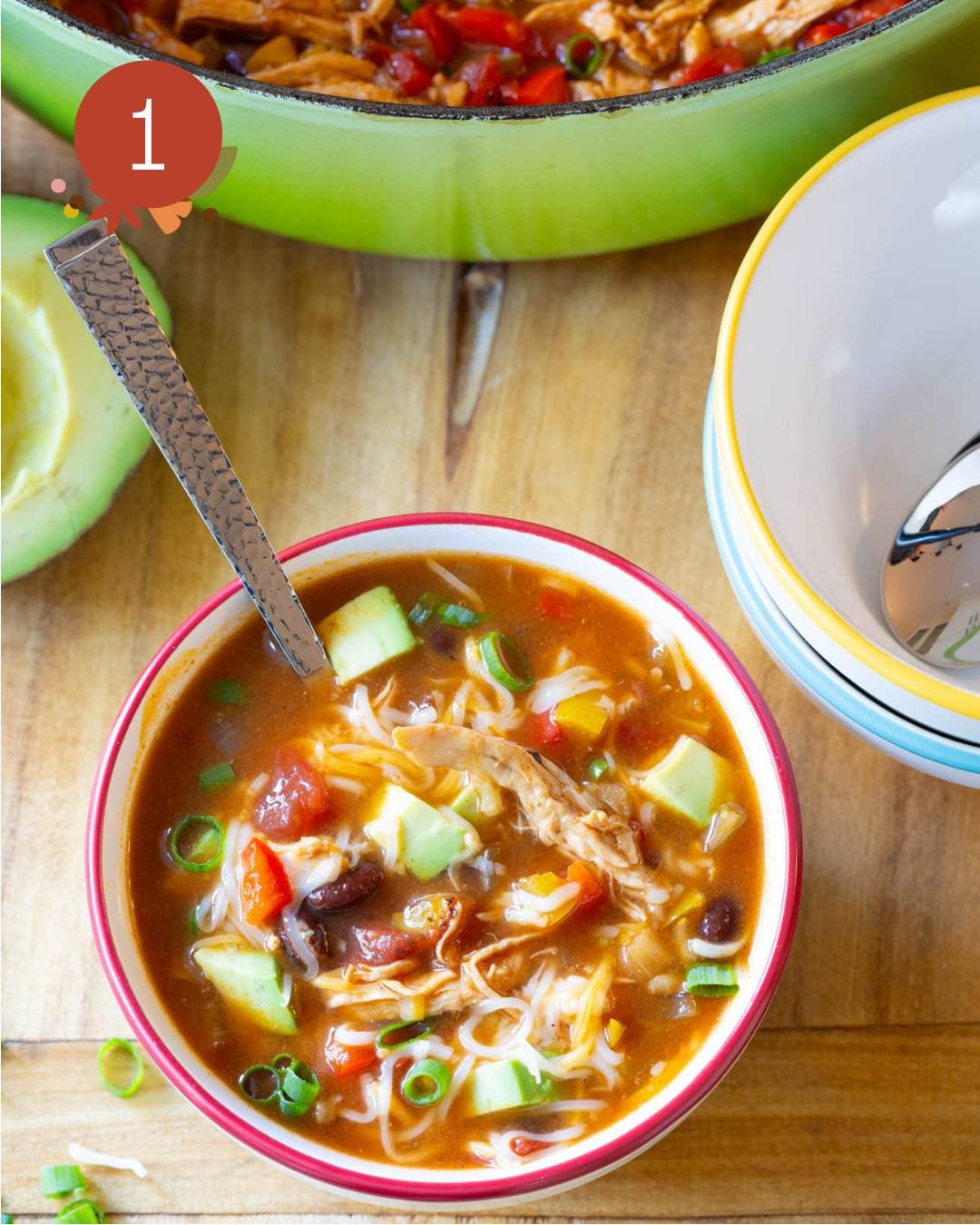 chicken fajita soup