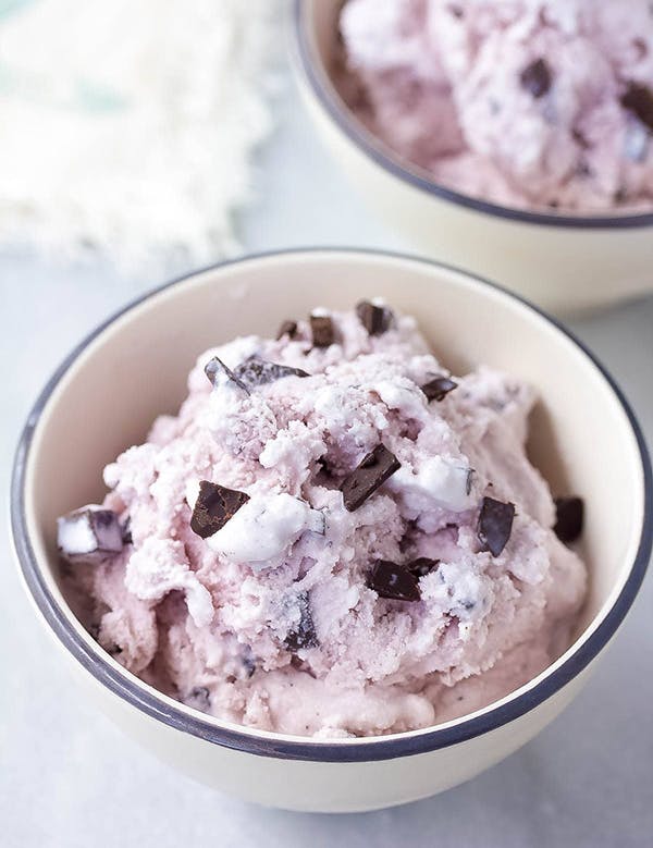 Lavender Dark Chocolate Chip Ice Cream