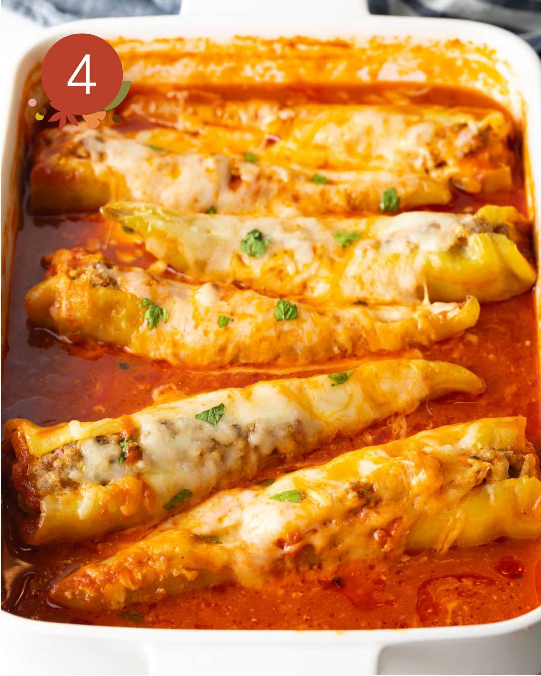 Italian Sausage Stuffed Banana Peppers