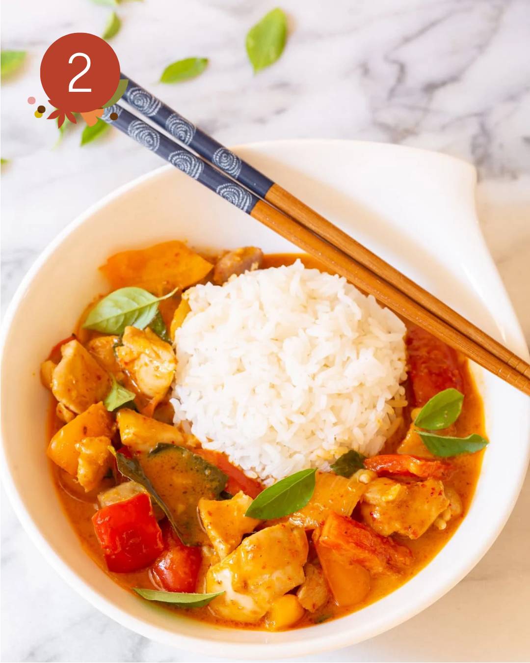 thai panang chicken curry