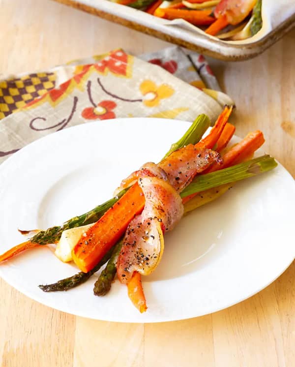 Oven Roasted Vegetables with Maple Glaze