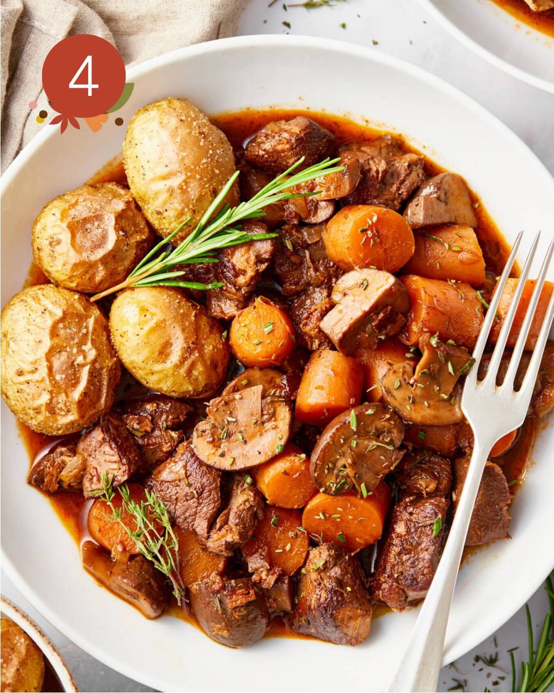 venison bourguignon (deer meat recipe)