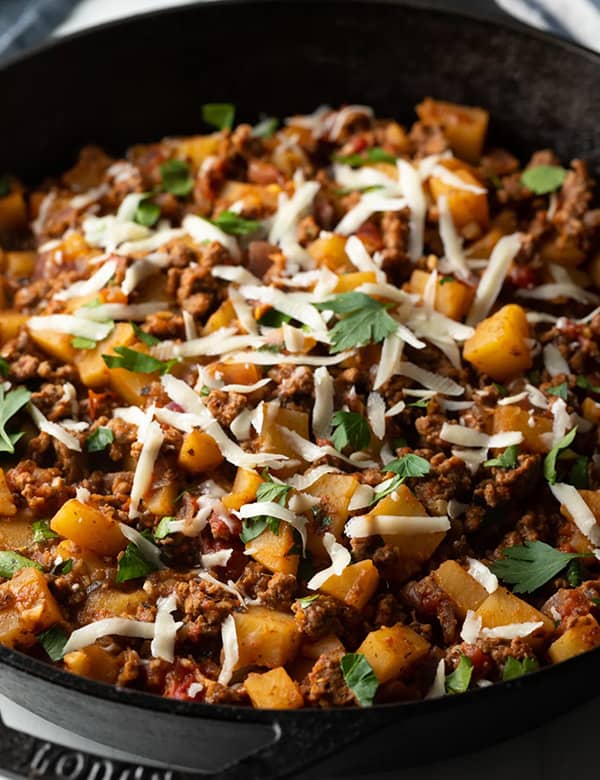 Italian Ground Beef and Potatoes