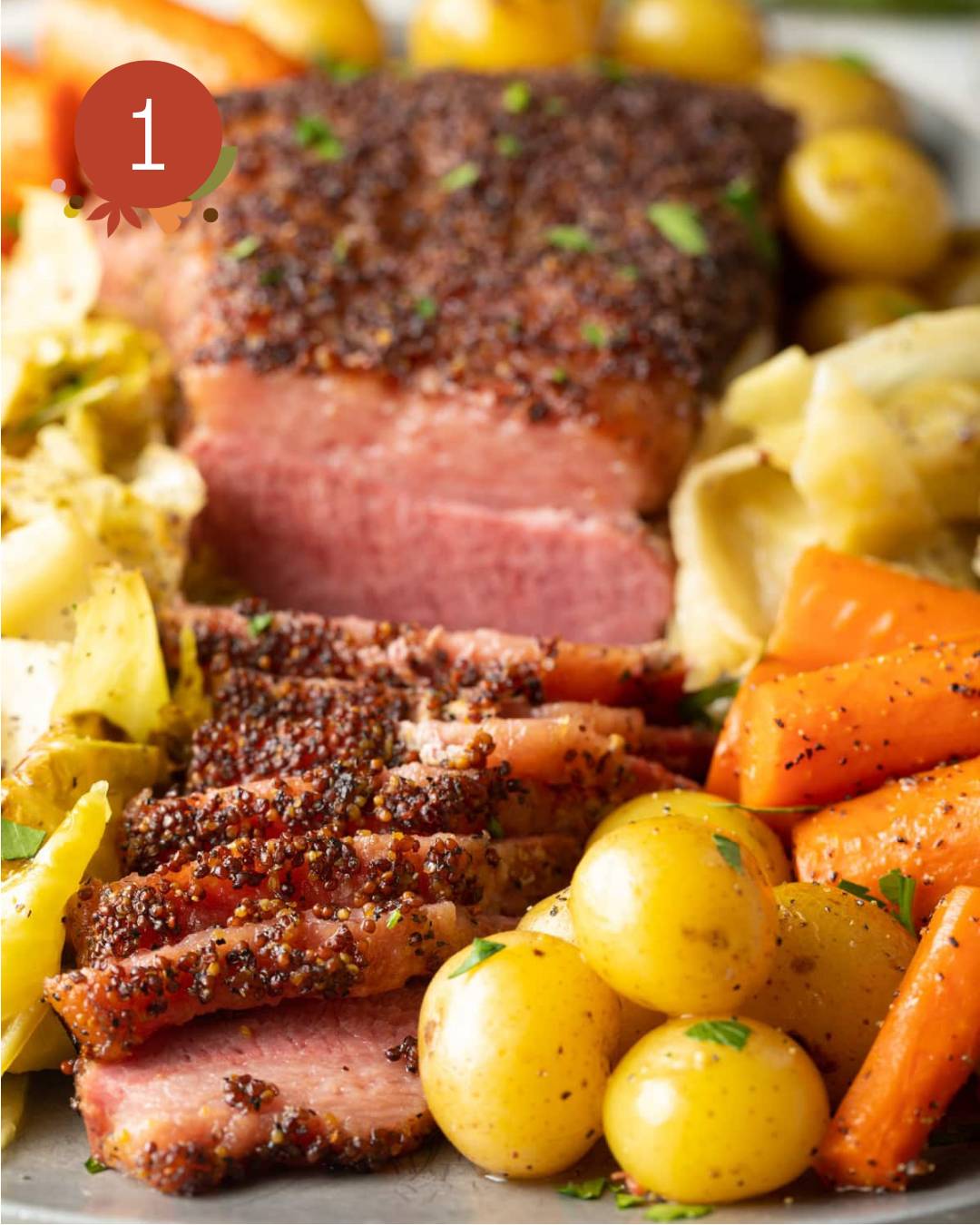 Baked Corned Beef and Cabbage in the Oven