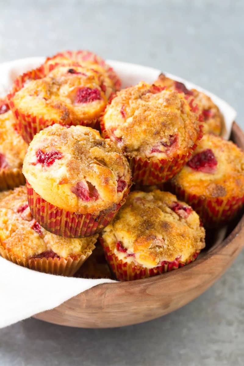 Strawberry Rhubarb Muffins