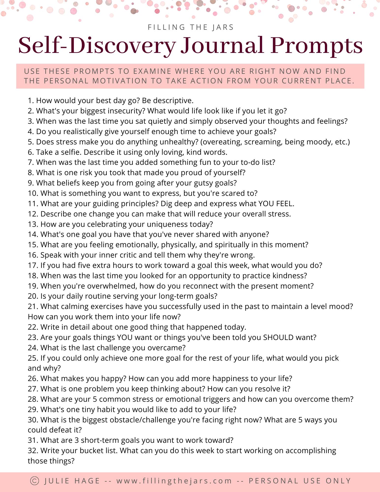 Grab Your FREE Printable: 28 Confidence Journal Prompts