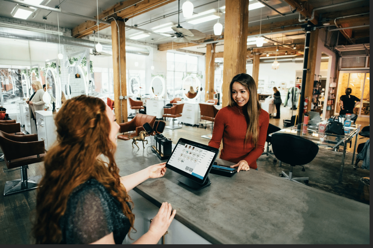 Customer Service at a salon