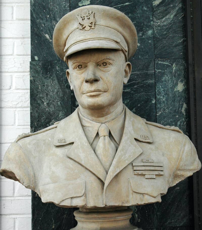 Bust of General Dwight D. Eisenhower