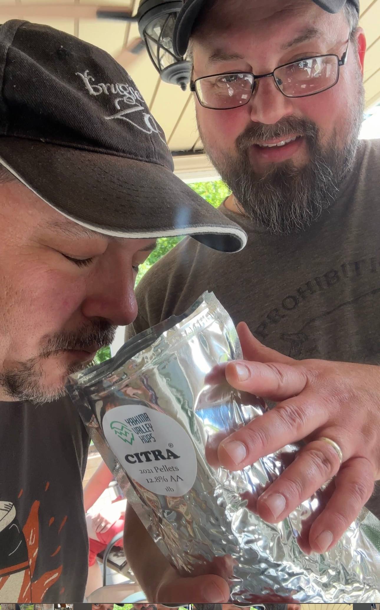 The fresh aroma of hops! 