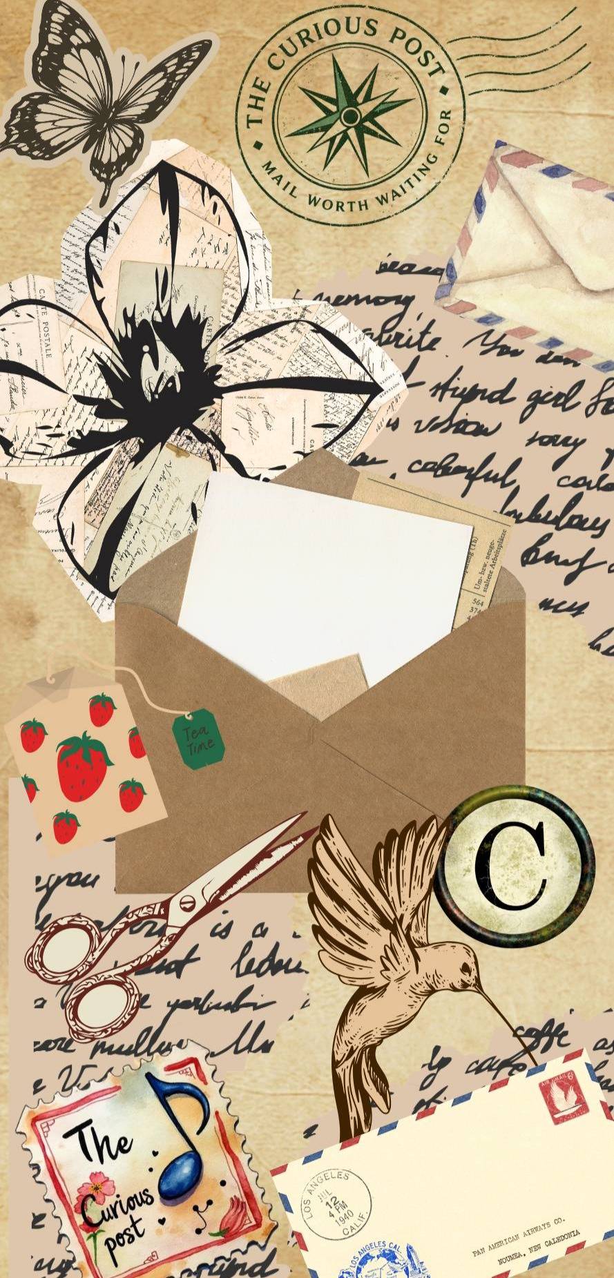 The Curious Post Analog Letter - Snail Mail!