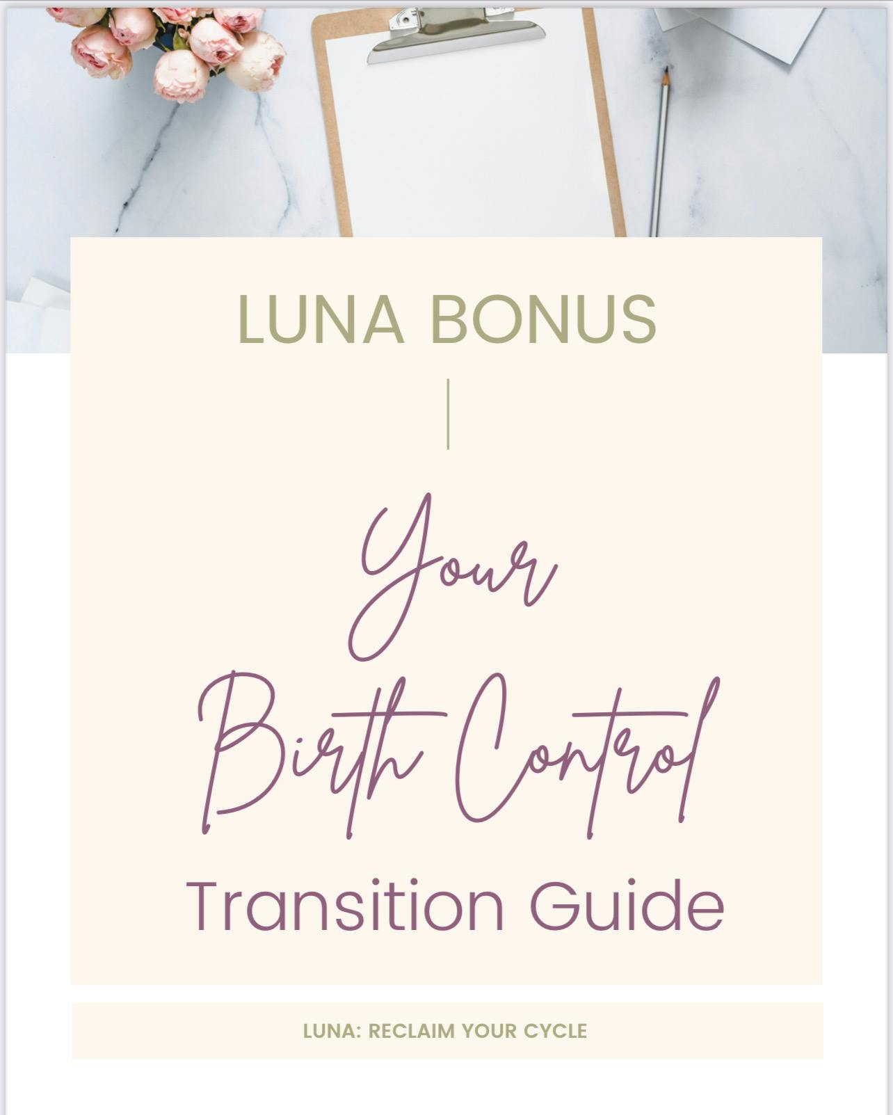 Five Basic Foundations When Transitioning Off Birth Control · Nourished  With Nina