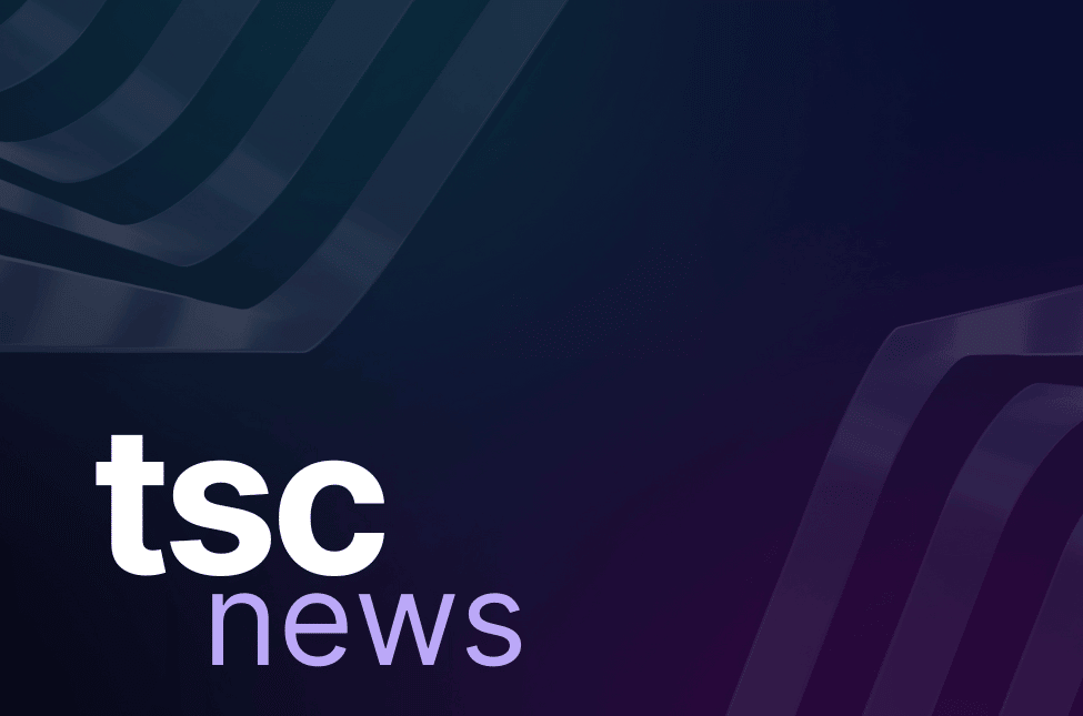 tsc news logo on dark background